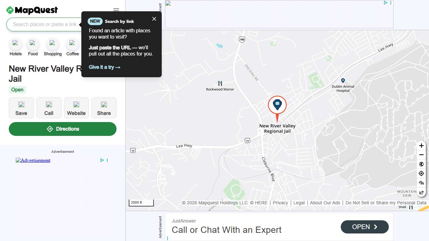 New River Valley Regional Jail, Dublin, VA 24084, US - MapQuest